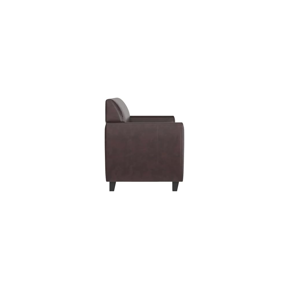 Flash Furniture HERCULES Diplomat Series Brown LeatherSoft Loveseat