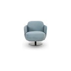 TOV Furniture Solange Blue Shadow Velvet Swivel Chair