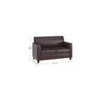 Flash Furniture HERCULES Diplomat Series Brown LeatherSoft Loveseat