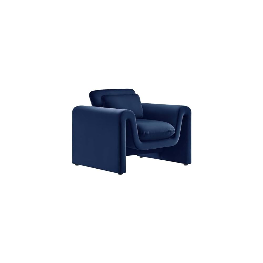 Modway EEI-6576-BRN Waverly Performance Velvet Armchair, Brown