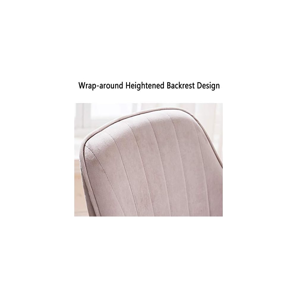 Home Ergonomic Office Chair Home Office Chair Ergonomic Computer Desk Chair, Task Chair with Mute Casters for s, 360° Swivel Height Adjustable Reception Chair, Multiple Colour Available Swivel C