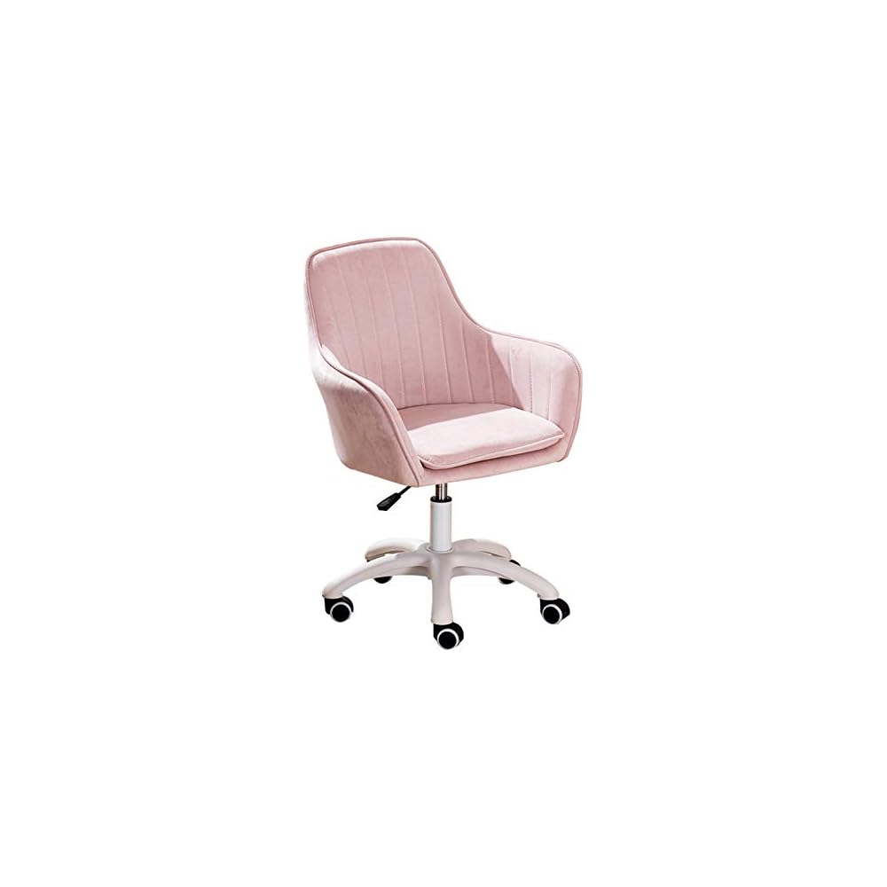 Home Ergonomic Office Chair Home Office Chair Ergonomic Computer Desk Chair, Task Chair with Mute Casters for s, 360° Swivel Height Adjustable Reception Chair, Multiple Colour Available Swivel C