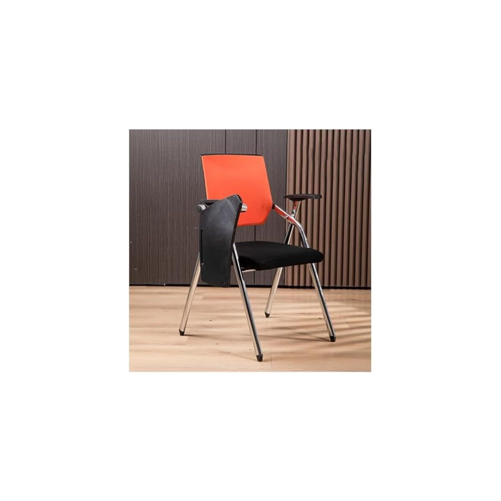 Student Desk Chair with Attached Table, Ergonomic Mesh Office Chair, Foldable Computer Desk Chair with Armrest Writing Board for Classroom, Training, Conference, Home Office(Light Gray)