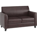 Flash Furniture HERCULES Diplomat Series Brown LeatherSoft Loveseat