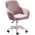 Home Ergonomic Office Chair Home Office Chair Ergonomic Computer Desk Chair, Task Chair with Mute Casters for s, 360° Swivel Height Adjustable Reception Chair, Multiple Colour Available Swivel C